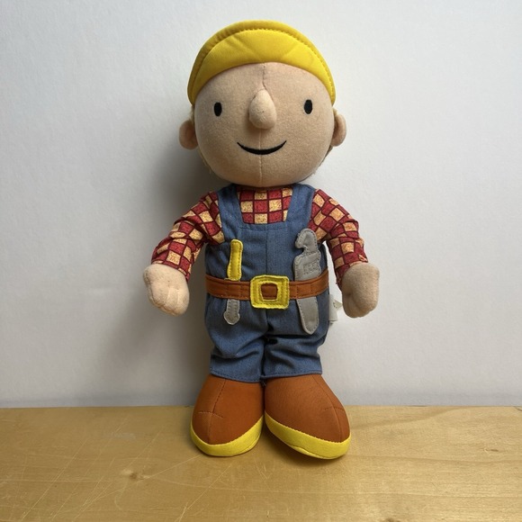Hasbro Other - Bob the Builder‎ Playskool Hasbro Plush Doll Stuffed Figure Huggable 2001